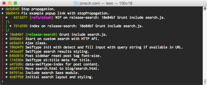 git list branches in terminal